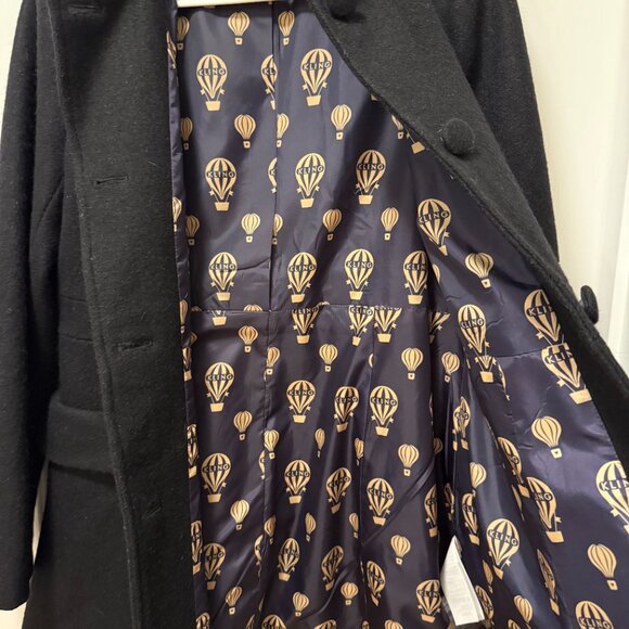 Kling 100% Wool Coat - Size EU 5 / USA Extra Large - Black - Picture 4 of 5